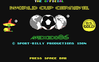 World Cup Carnival Title Screen